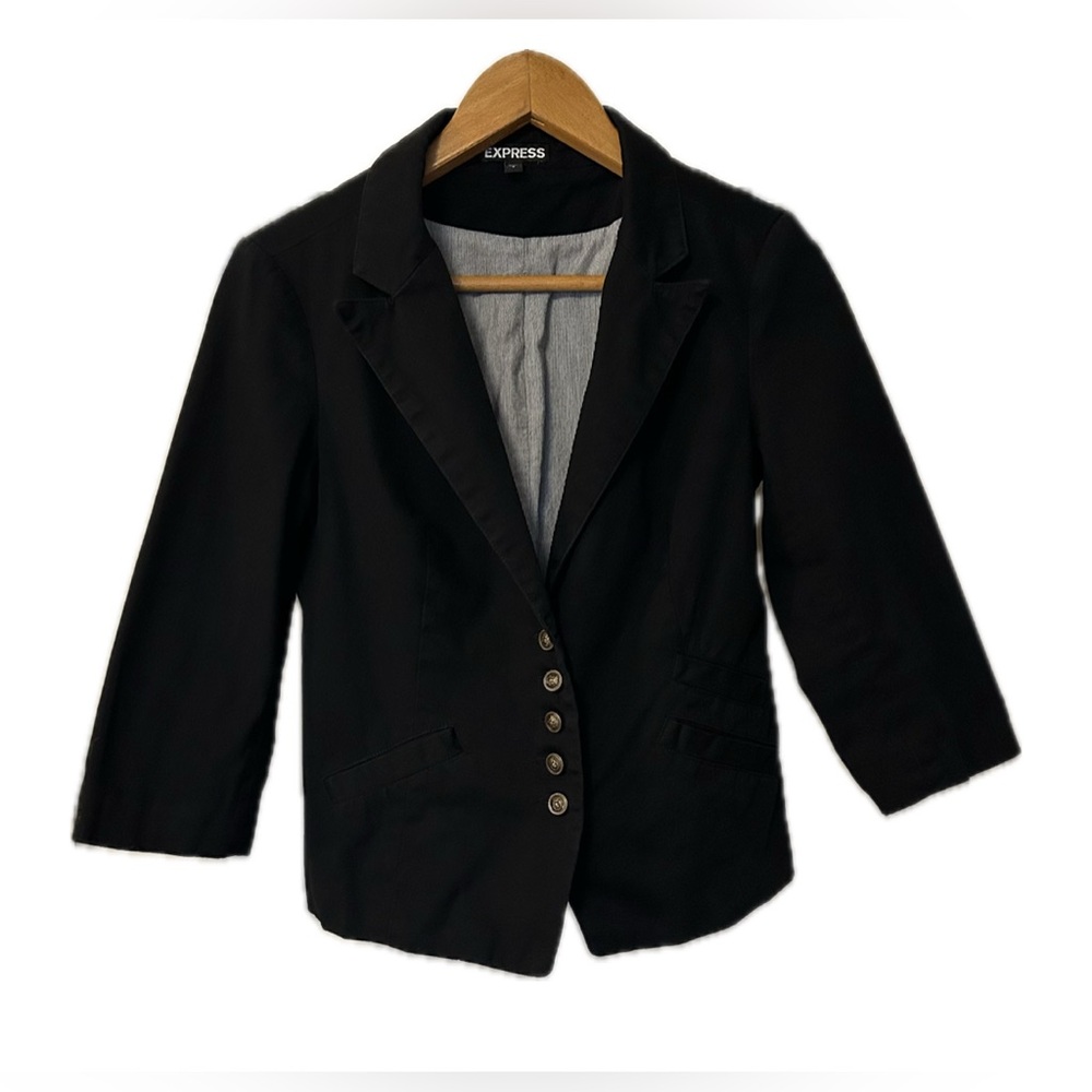 Express Blazer. Black. Size 2 - Picture 3 of 9